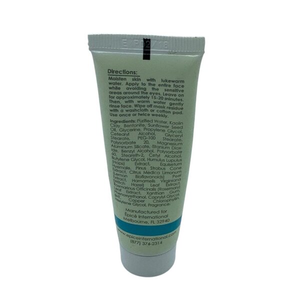 Épicé Hydrating Mask 1 Oz Tube Sensitive Skin Kaolin Clay NEW - Picture 2 of 2